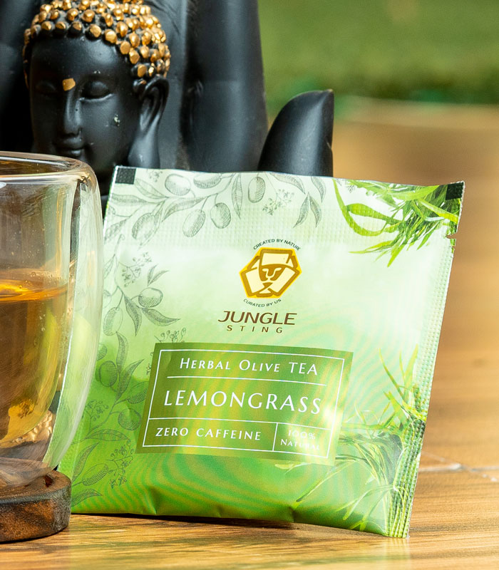 Jungle Sting Herbal Olive Tea Lemongrass